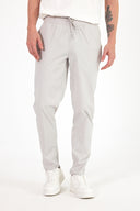 Erkek Alfred Beli Lastikli Çizgili Summer Gabardin Pantolon - Taş
