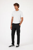 Erkek Alfred Beli Lastikli Smart Pantolon - Siyah