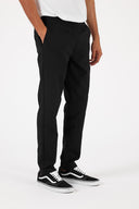 Erkek Alfred Beli Lastikli Smart Pantolon - Siyah