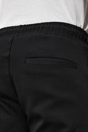 Erkek Alfred Beli Lastikli Smart Pantolon - Siyah