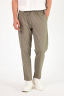 Erkek Alfred Beli Lastikli Summer Gabardin Pantolon - Haki