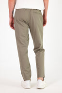 Erkek Alfred Beli Lastikli Summer Gabardin Pantolon - Haki