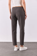 Kadın Alian Beli Lastikli Smart Pantolon - Antrasit