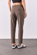 Kadın Alian Beli Lastikli Smart Pantolon - Vizon