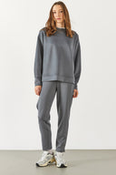 Kadın Alian Yumuşak Dokulu Jogging Pantolon (CUPRO) - Antrasit