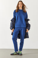 Kadın Alian Yumuşak Dokulu Jogging Pantolon (CUPRO) - Navy