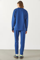 Kadın Alian Yumuşak Dokulu Jogging Pantolon (CUPRO) - Navy