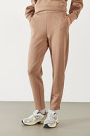 Kadın Alian Yumuşak Dokulu Jogging Pantolon (CUPRO) - Vizon