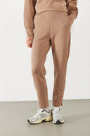 Kadın Alian Yumuşak Dokulu Jogging Pantolon (CUPRO) - Vizon