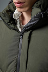 Erkek Andre Kapüşonlu Teknik Mont - Haki