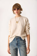 Kadın Anita Bisiklet Yaka Triko Kazak - Kemik