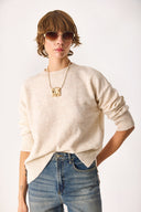 Kadın Anita Bisiklet Yaka Triko Kazak - Kemik