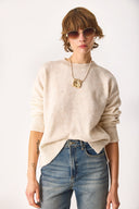 Kadın Anita Bisiklet Yaka Triko Kazak - Kemik