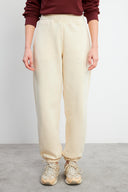 Kadın Beli Lastikli Oversize Jogging Pantolon - Kemik