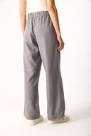 Kadın Beli Lastikli Pantolon %100 Lyocell (Tencel™) - Gri
