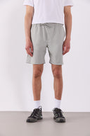 Erkek Beli Lastikli Teknik Şort - Gri