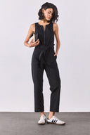 Kadın Bianca Kolsuz Tulum - Siyah