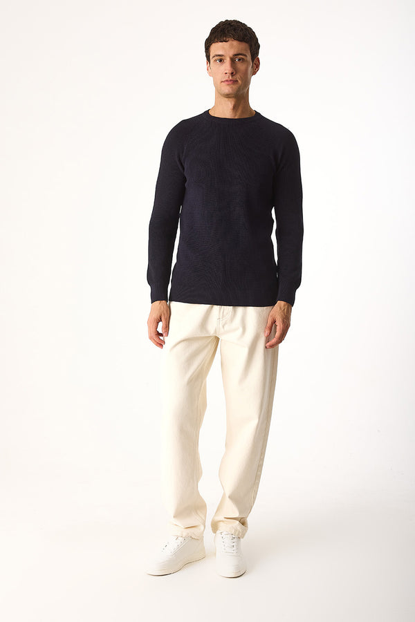 Bisiklet Yaka Regular Fit Triko Kazak