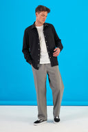 Erkek Clark Regular Fit Pamuklu Gömlek - Siyah