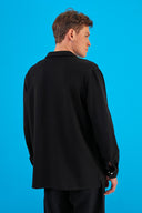 Erkek Clark Regular Fit Pamuklu Gömlek - Siyah