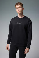 Erkek Create Baskılı Sweatshirt - Siyah