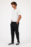 Erkek David Black Beli Lastikli Slim Fit Jogger Pantolon - Black