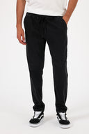 Erkek David Black Beli Lastikli Slim Fit Jogger Pantolon - Black