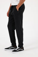 Erkek David Black Beli Lastikli Slim Fit Jogger Pantolon - Black