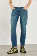 Erkek Edward Green Cast Slim Straight Jean Pantolon - Green Cast