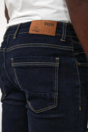 Erkek Edward Naturel Dark Blue Slim Straight Jean Pantolon - Naturel Dark Blue