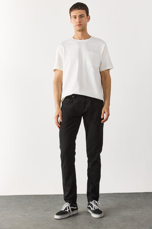 Edward Slim Straight Renkli Jean Pantolon - SİYAH