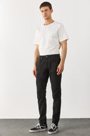 Erkek Edward Slim Straight Renkli Jean Pantolon - Siyah