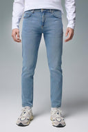 Erkek Edward Tint Med Blue Slim Straight Jean Pantolon - Tint Med Blue