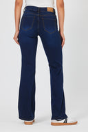 Kadın Emilie Blue Black Bootcut Jean Pantolon (TENCEL)™ - Blue Black