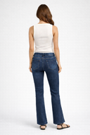 Emilie Blue Black Bootcut Jean Pantolon (TENCEL)(TM)-Blue Black