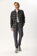 Erkek Alfred Beli Lastikli Comfort Pantolon (TENCEL)™ - Füme