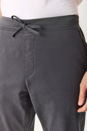 Erkek Alfred Beli Lastikli Comfort Pantolon (TENCEL)™ - Füme