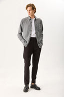 Erkek Alfred Beli Lastikli Comfort Pantolon (TENCEL)™ - Siyah