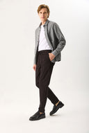 Erkek Alfred Beli Lastikli Comfort Pantolon (TENCEL)™ - Siyah