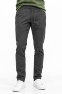 Erkek Alfred Beli Lastikli Comfort Pantolon(TENCEL)(TM)-Füme