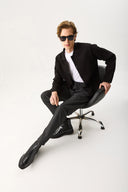 Erkek Alfred Beli Lastikli Pantolon - Antrasit