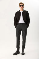 Erkek Alfred Beli Lastikli Pantolon - Antrasit