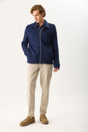 Erkek Alfred Beli Lastikli Smart Pantolon - Taş