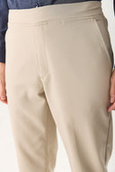 Erkek Alfred Beli Lastikli Smart Pantolon - Taş
