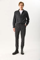 Erkek Alfred Beli Lastikli Yumuşak Dokulu Pantolon - Antrasit