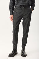 Erkek Alfred Beli Lastikli Yumuşak Dokulu Pantolon - Antrasit