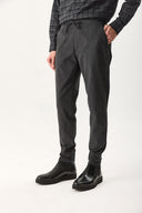 Erkek Alfred Beli Lastikli Yumuşak Dokulu Pantolon - Antrasit