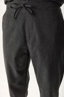 Erkek Alfred Beli Lastikli Yumuşak Dokulu Pantolon - Antrasit