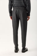 Erkek Alfred Beli Lastikli Yumuşak Dokulu Pantolon - Antrasit