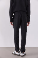 Erkek Beli Lastikli Pantolon (CUPRO) - Siyah